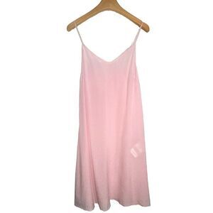 Women's Size XXS 100% Silk Sleeveless Spaghetti Strap Slip Dress SAH153